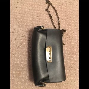 Zac Posen Eartha Black crossbody clutch